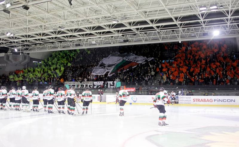 Ice Hockey. Polska Hokej Liga. GKS Tychy - Ciarko KH Sanok. 23.01.2015