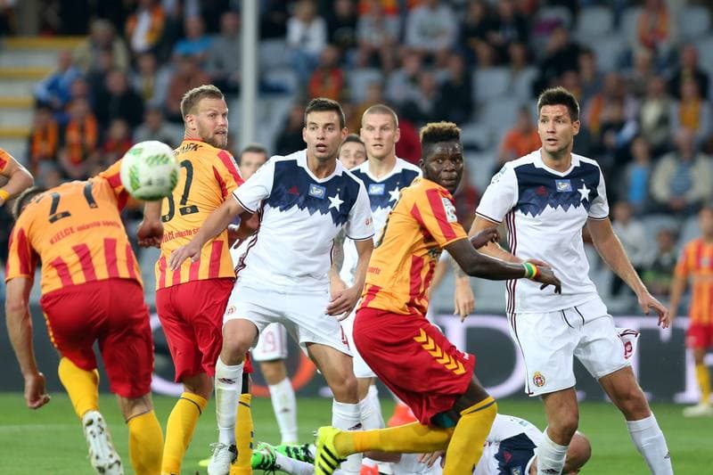 Football. Lotto Ekstraklasa. Korona Kielce - Wisla Krakow. 22.08.2016
