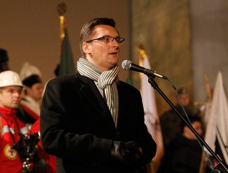 Katowice. Celebrations of the 33rd Anniversary of the Pacification of Wujek Mine. 16.12.2014