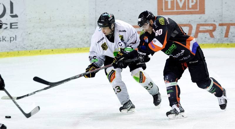 Ice Hockey. Polska Hokej Liga. Naprzod Janow - Ciarko KH Sanok. 14.12.2014