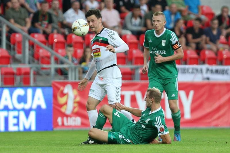 Football. I Liga. GKS Tychy - Olimpia Grudziadz. 24.08.2016