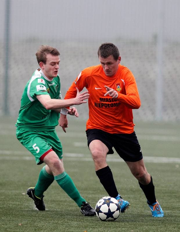 Football. Friendly Match. GKS Katowice - Puszcza Niepolomice. 26.07.2014