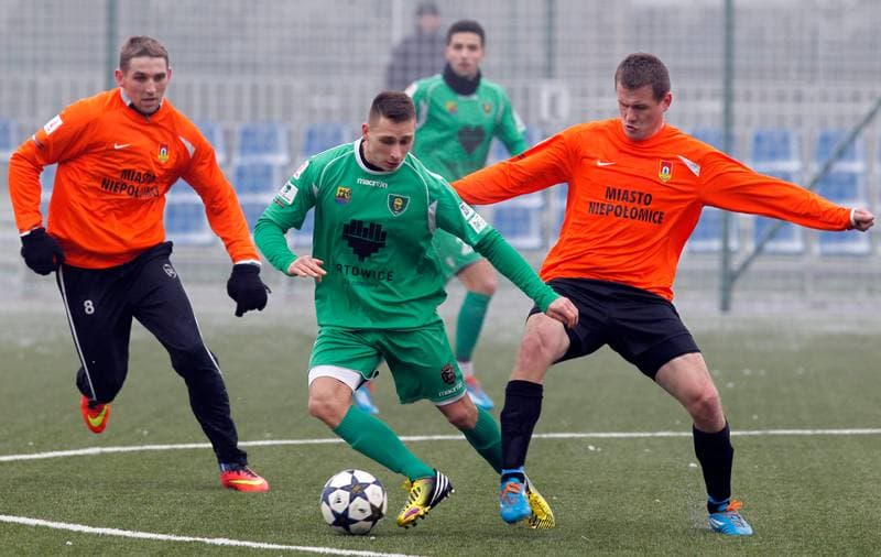 Football. Friendly Match. GKS Katowice - Puszcza Niepolomice. 26.07.2014