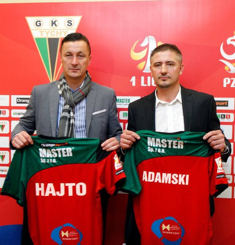Football. GKS Tychy. Press Conference. 05.12.2014
