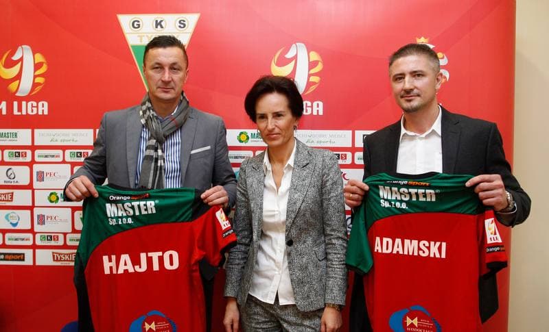 Football. GKS Tychy. Press Conference. 05.12.2014