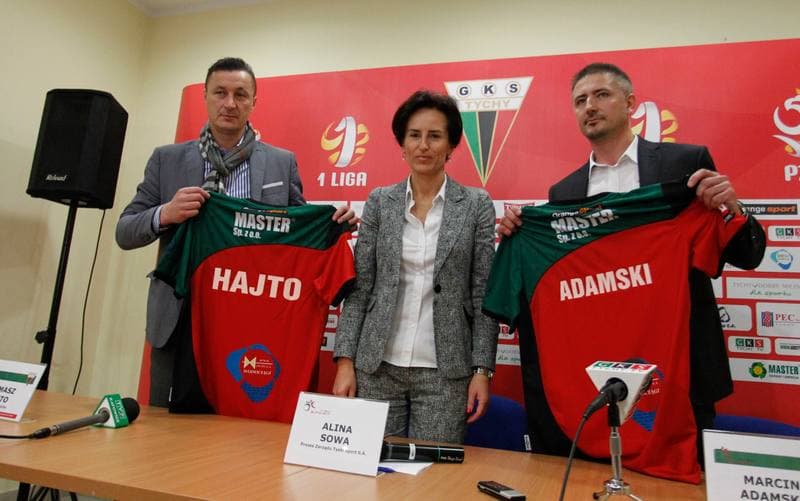 Football. GKS Tychy. Press Conference. 05.12.2014