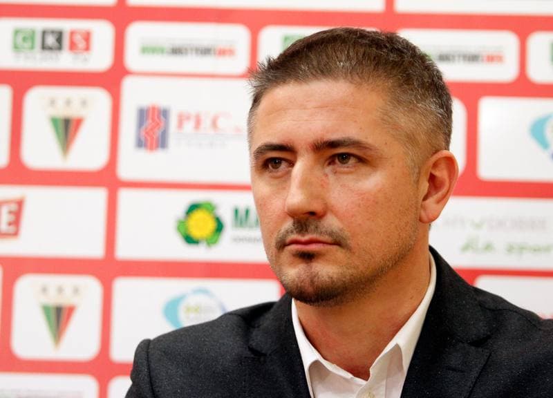 Football. GKS Tychy. Press Conference. 05.12.2014