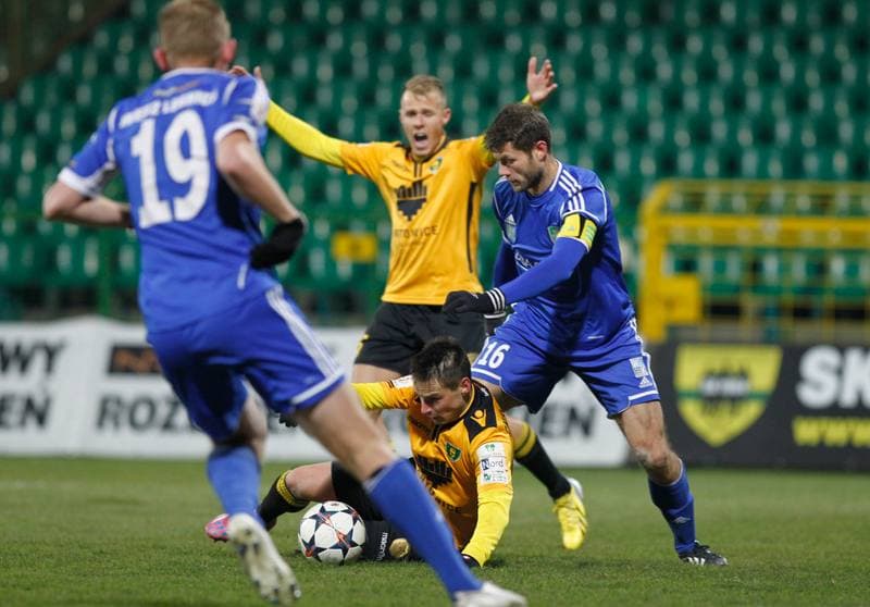 Football. Polish First League. GKS Katowice - Miedz Legnica. 30.08.2015