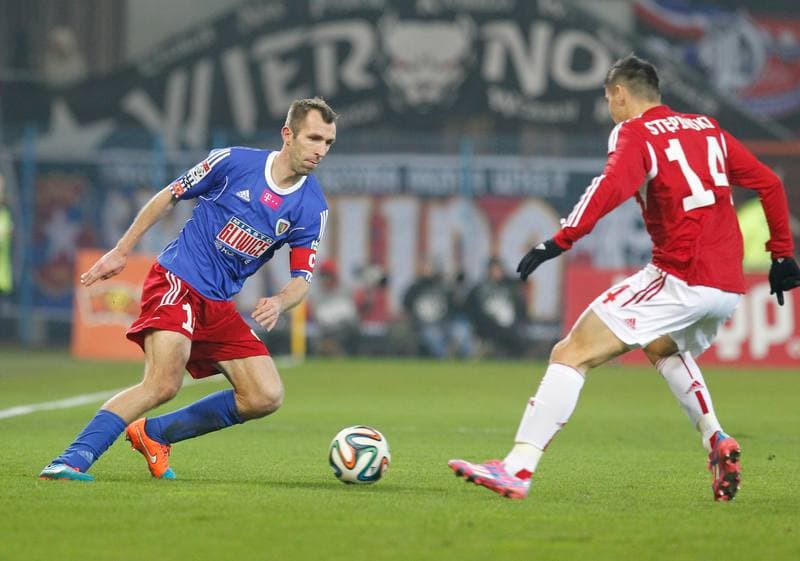 Football. PKO BP Ekstraklasa. Piast Gliwice - Wisla Krakow. 03.10.2015