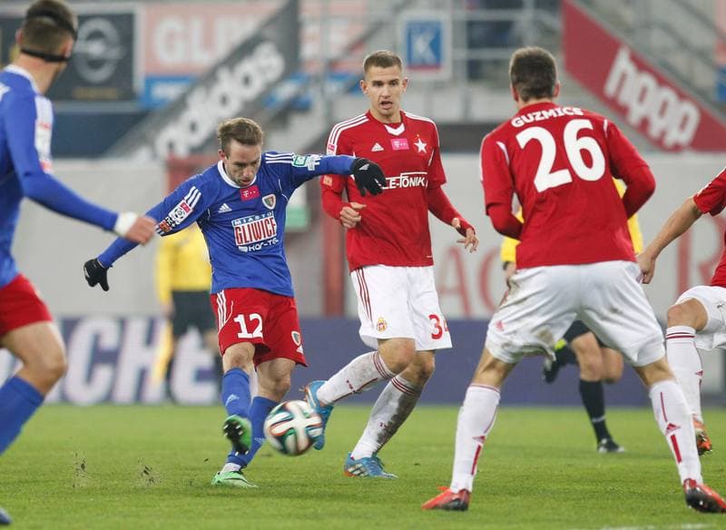 Football. PKO BP Ekstraklasa. Piast Gliwice - Wisla Krakow. 03.10.2015