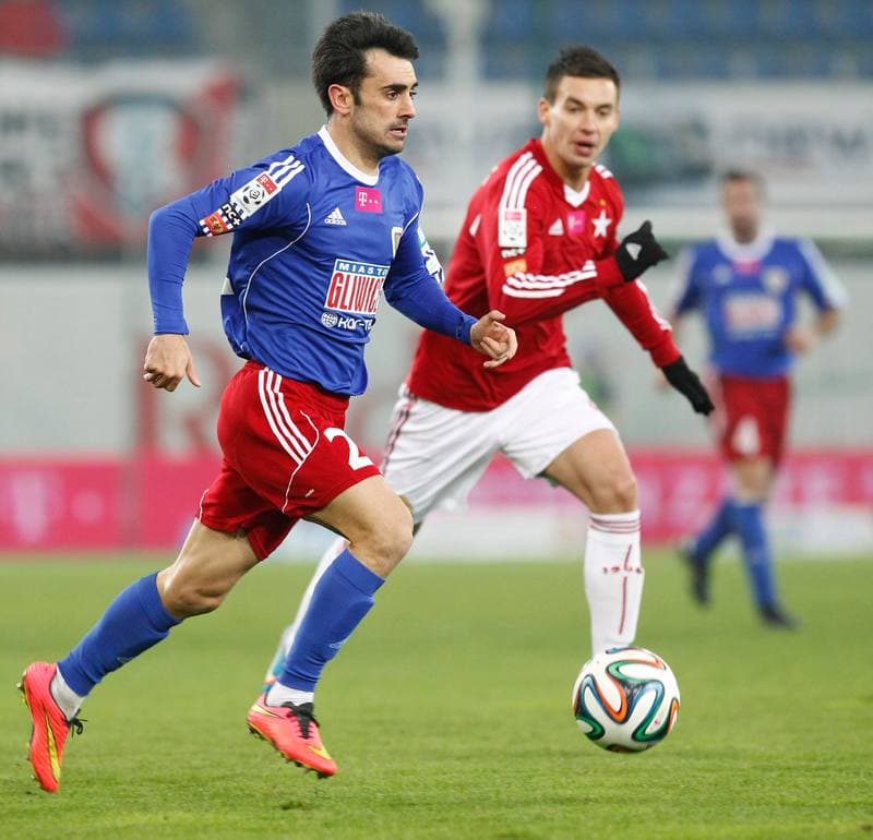 Football. PKO BP Ekstraklasa. Piast Gliwice - Wisla Krakow. 03.10.2015