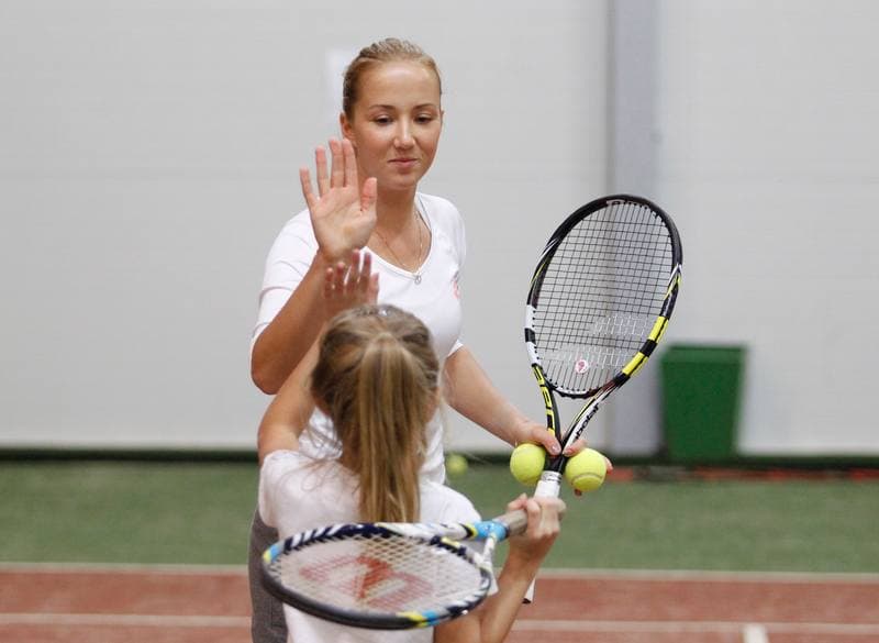 Tennis. II Liga. Training. 28.11.2014