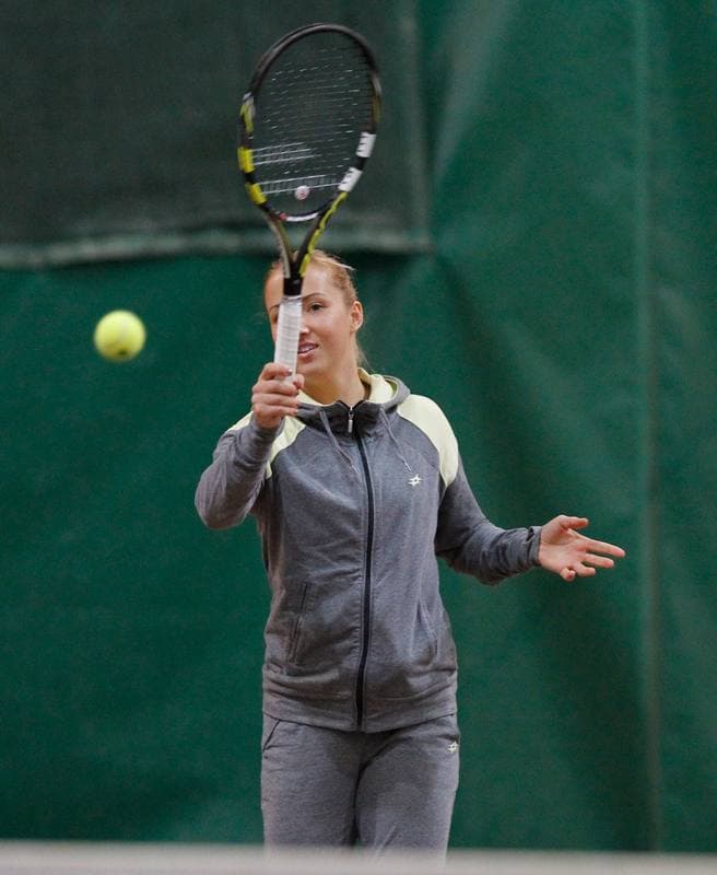 Tennis. II Liga. Training. 28.11.2014