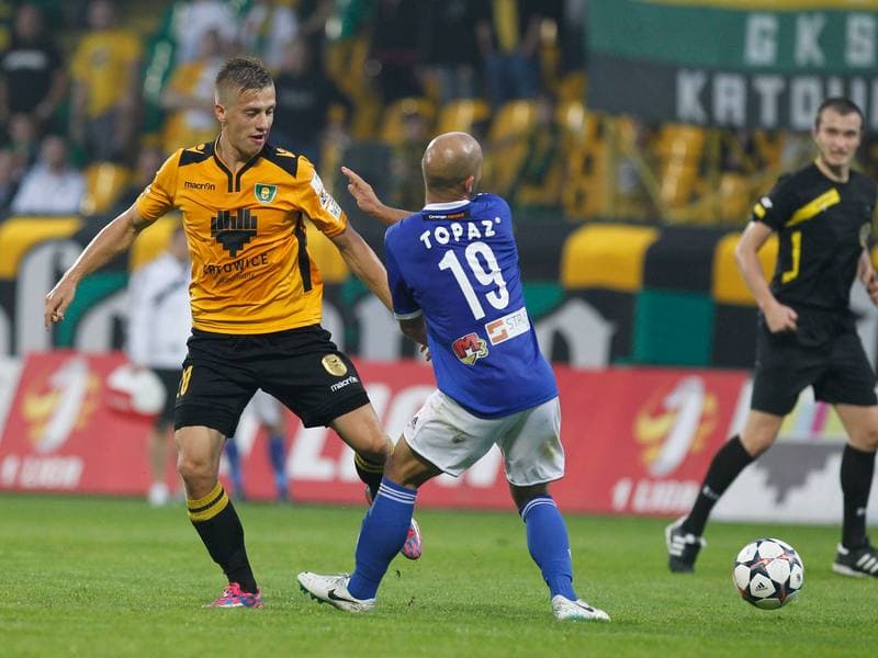 Football. I Liga. GKS Katowice - Pogon Siedlce. 20.09.2014