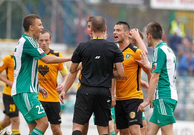 Football. I Liga. Olimpia Grudziadz - GKS Katowice. 11.10.2014