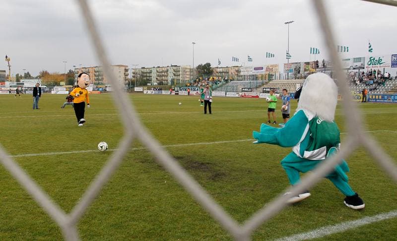 Football. I Liga. Olimpia Grudziadz - GKS Katowice. 11.10.2014