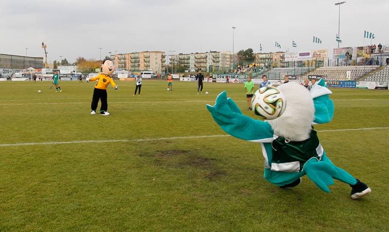 Football. I Liga. Olimpia Grudziadz - GKS Katowice. 11.10.2014