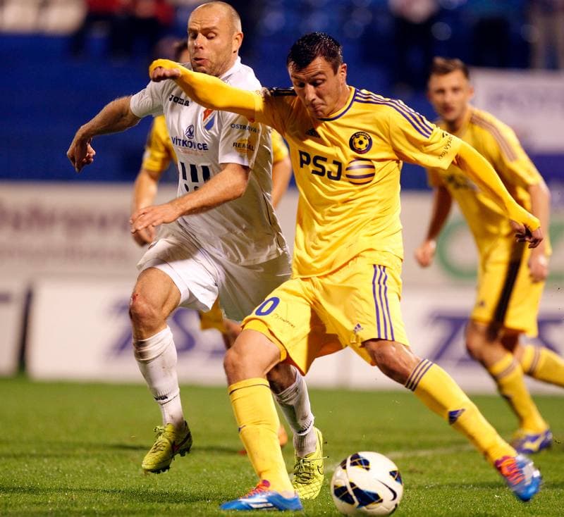 Football. SYNOT Liga. Banik Ostrava - Vysocina Jihlava. 17.10.2014