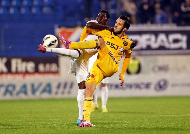 Football. SYNOT Liga. Banik Ostrava - Vysocina Jihlava. 17.10.2014