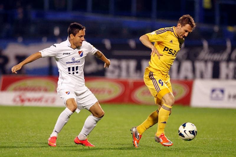 Football. SYNOT Liga. Banik Ostrava - Vysocina Jihlava. 17.10.2014