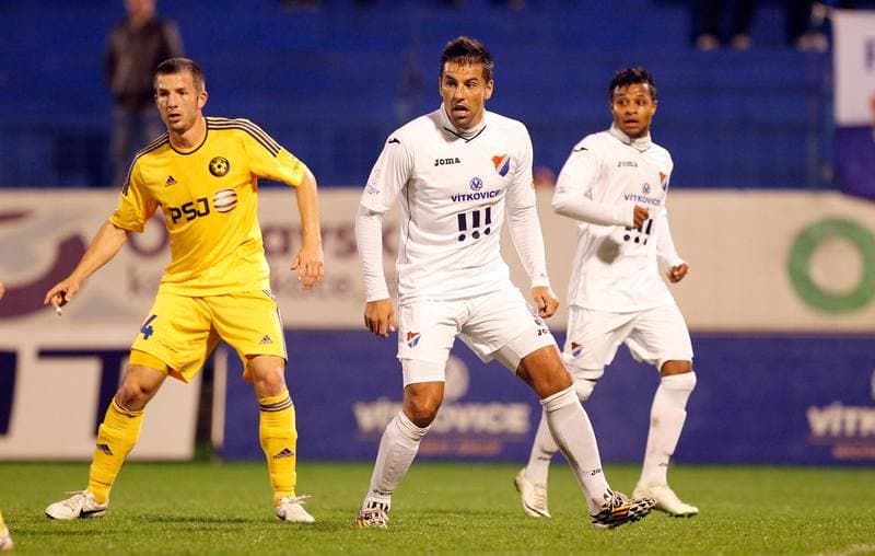Football. SYNOT Liga. Banik Ostrava - Vysocina Jihlava. 17.10.2014
