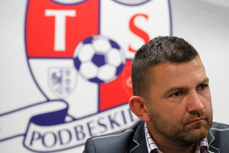Football. Podbeskidzie Bielsko-Biala. Press Conference. 01.09.2016