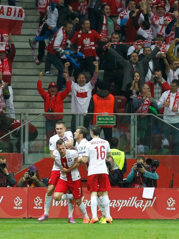 Football. UEFA European Qualifiers. Poland - Scotland. 14.10.2014