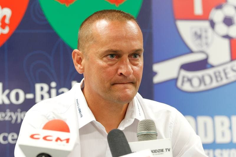 Football. Podbeskidzie Bielsko-Biala. Press Conference. 01.09.2016