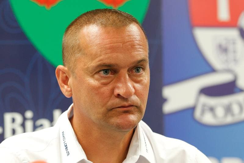 Football. Podbeskidzie Bielsko-Biala. Press Conference. 01.09.2016