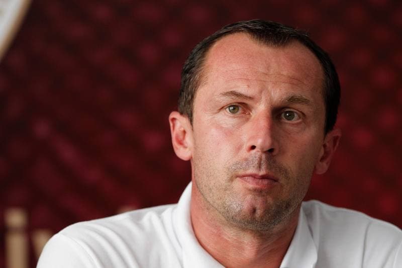 Football. Piast Gliwice. Press Conference. 01.09.2016