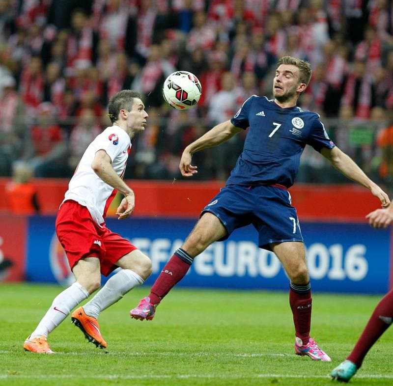 Football. UEFA European Qualifiers. Poland - Scotland. 14.10.2014