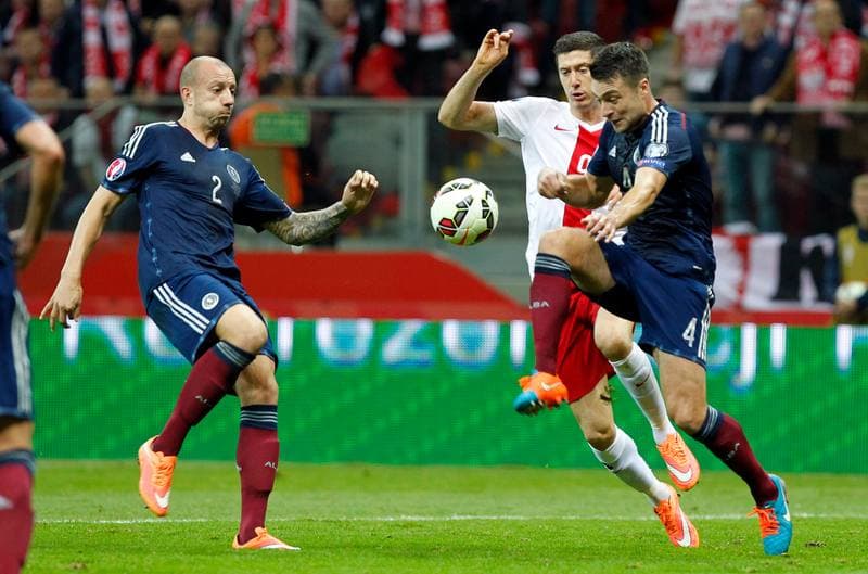 Football. UEFA European Qualifiers. Poland - Scotland. 14.10.2014