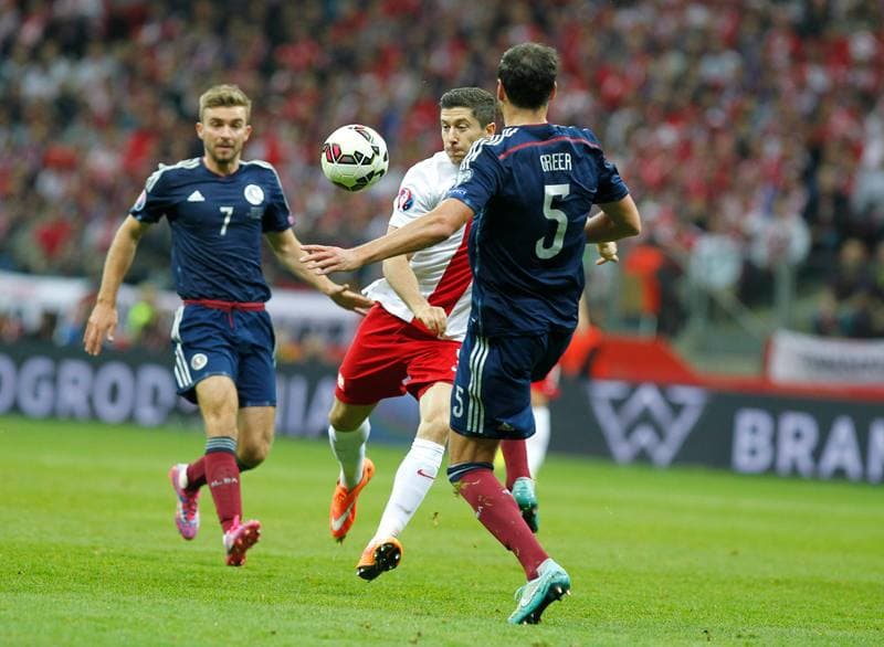 Football. UEFA European Qualifiers. Poland - Scotland. 14.10.2014