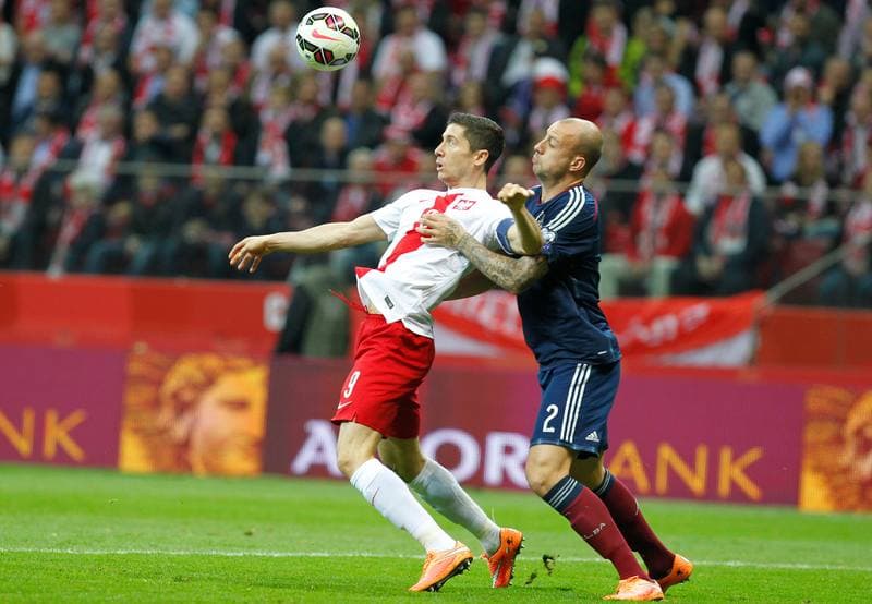 Football. UEFA European Qualifiers. Poland - Scotland. 14.10.2014