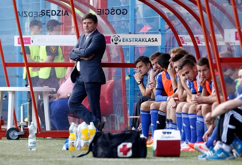 Football. Benefis Jaroslawa Kaszowskiego. Piast Gliwice - Ruch Chorzow. 12.10.2014