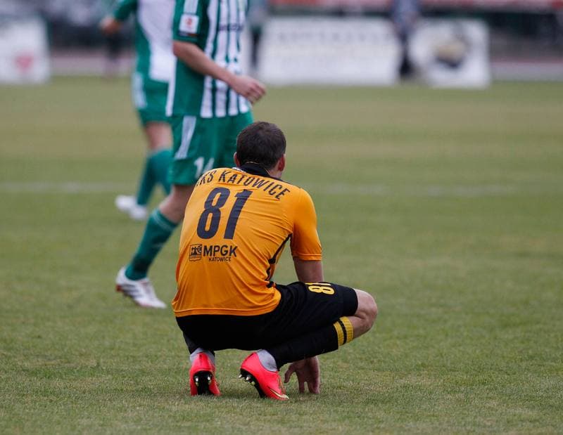 Football. I Liga. Olimpia Grudziadz - GKS Katowice. 11.10.2014