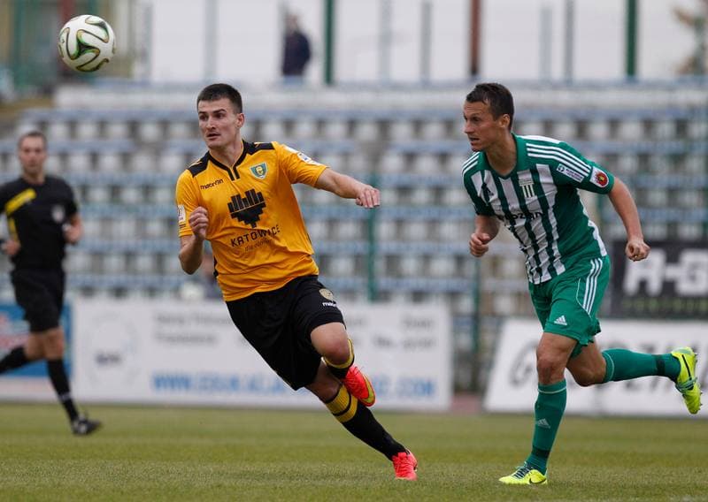 Football. I Liga. Olimpia Grudziadz - GKS Katowice. 11.10.2014