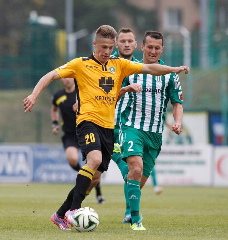Football. I Liga. Olimpia Grudziadz - GKS Katowice. 11.10.2014