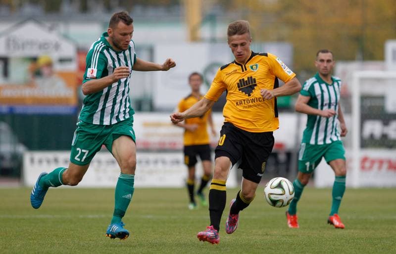 Football. I Liga. Olimpia Grudziadz - GKS Katowice. 11.10.2014