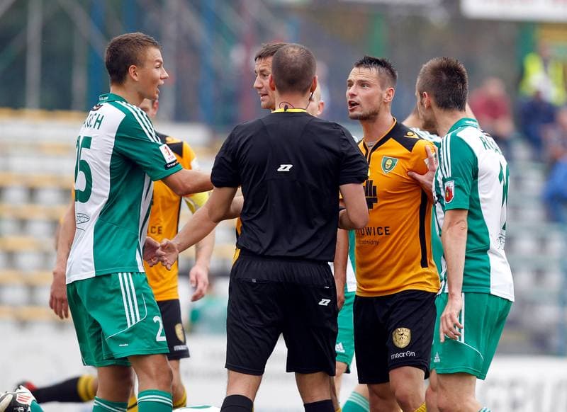 Football. I Liga. Olimpia Grudziadz - GKS Katowice. 11.10.2014