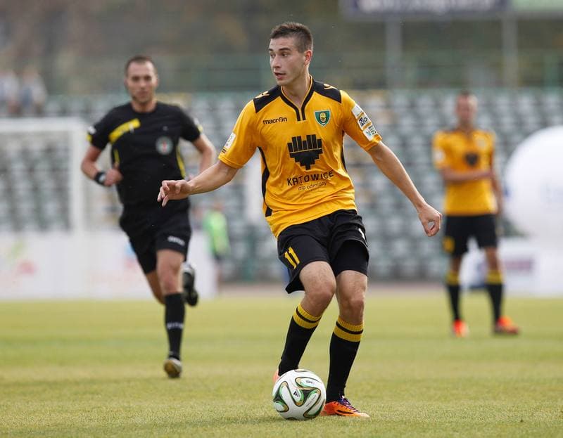 Football. I Liga. Olimpia Grudziadz - GKS Katowice. 11.10.2014