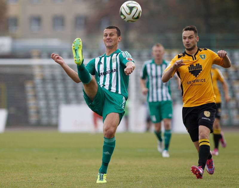 Football. I Liga. Olimpia Grudziadz - GKS Katowice. 11.10.2014