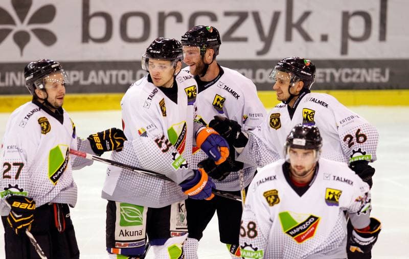 Ice Hockey. Polska Hokej Liga. Naprzod Janow - Polonia Bytom. 09.10.2014