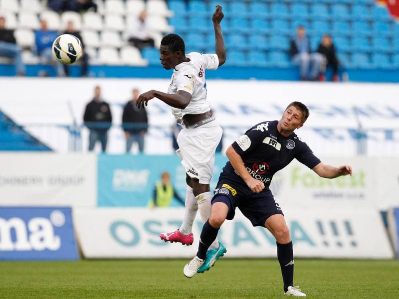 Football. FACR Cup. Banik Ostrava - 1. FC Slovacko. 08.10.2014