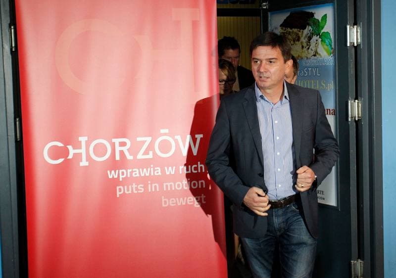 Football. Ruch Chorzow. Press Conference. 07.10.2014