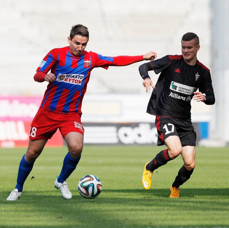 Football. III Liga. Gornik II Zabrze - Polonia Bytom. 05.10.2014