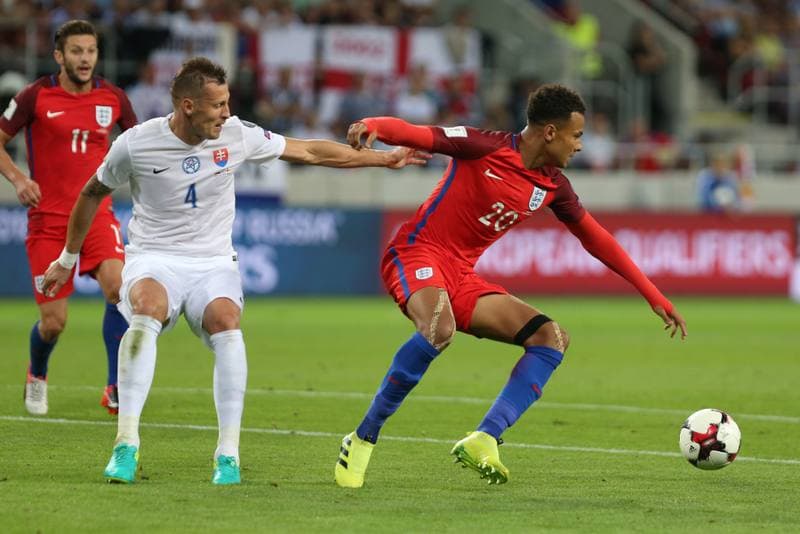 Football. World Cup Qualifiers. Slovakia - England. 04.09.2016