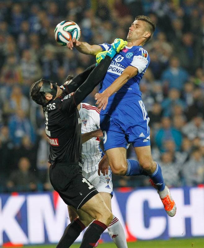Football. T-Mobile Ekstraklasa. Ruch Chorzow - Gornik Zabrze. 04.10.2014