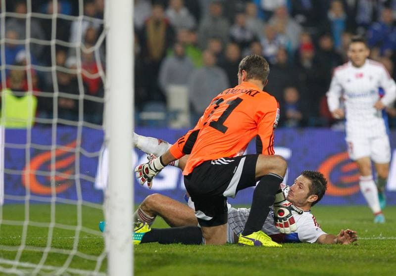 Football. T-Mobile Ekstraklasa. Ruch Chorzow - Gornik Zabrze. 04.10.2014