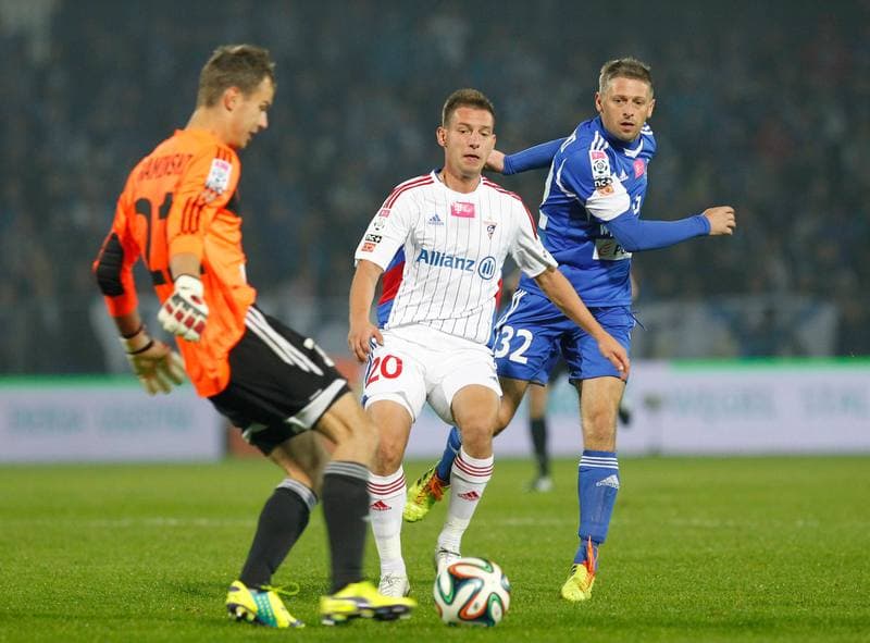 Football. T-Mobile Ekstraklasa. Ruch Chorzow - Gornik Zabrze. 04.10.2014